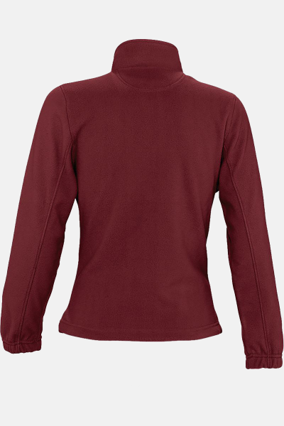Fleecejacke Sorina, tailliert geschnitten, Farbe: bordeaux, Größe: S
