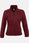 Fleecejacke Sorina, tailliert geschnitten, Farbe: bordeaux, Größe: S