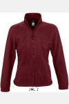 Fleecejacke Sorina, tailliert geschnitten, Farbe: bordeaux, Größe: M