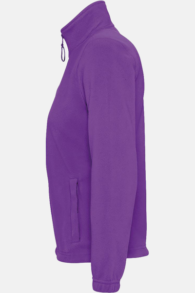 Fleecejacke Sorina, tailliert geschnitten, Farbe: lila, Größe: S