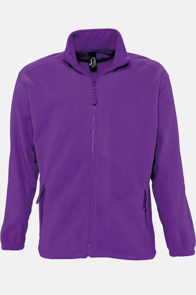 Fleecejacke Soreno, gerade geschnitten, Farbe: lila,...