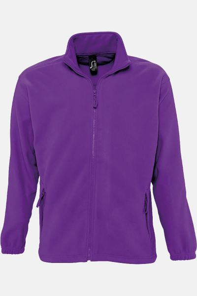 Fleecejacke Soreno, gerade geschnitten, Farbe: lila,...