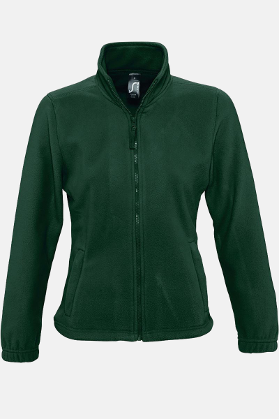 Fleecejacke Sorina, tailliert geschnitten, Farbe: dunkelgrün, Größe: S