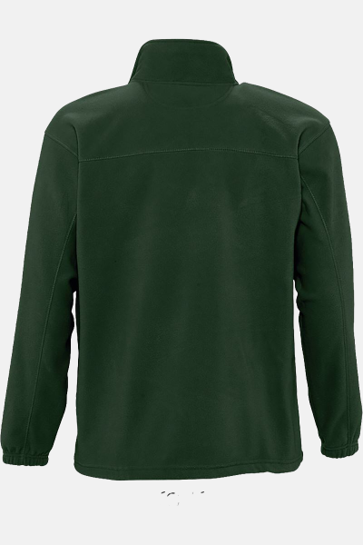 Fleecejacke Soreno, gerade geschnitten, Farbe: dunkelgrün, Größe: M