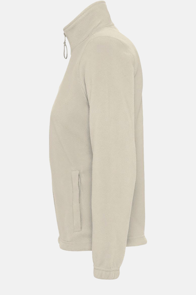 Fleecejacke Sorina, tailliert geschnitten, Farbe: beige, Größe: S