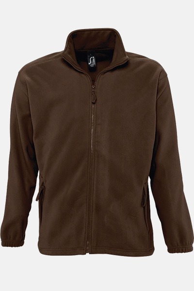 Fleecejacke Soreno, gerade geschnitten, Farbe: braun, Größe: XS