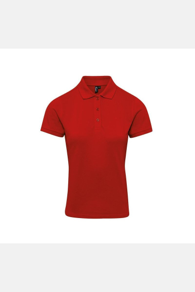 Funktionspolo Fenna, tailliert geschnitten, Farbe: rot,...