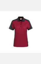 Poloshirt Manuela, tailliert geschnitten, Farbe: bordeaux, Größe: XS