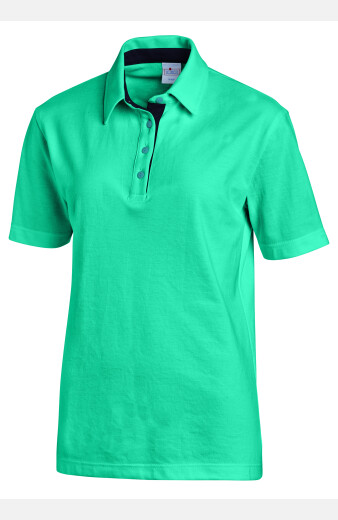 Unisex-Polo Domi, Farbe: petrol/marine, Größe: XS