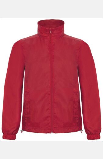 Regenjacke Kalen, gerade geschnitten, Farbe: rot,...