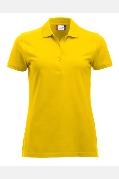 Poloshirt Zeva, tailliert geschnitten, Farbe: gelb, Größe: XS