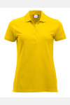 Poloshirt Zeva, tailliert geschnitten, Farbe: gelb, Größe: XS