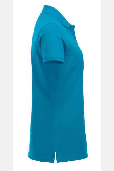 Poloshirt Zeva, tailliert geschnitten, Farbe: türkis, Größe: S