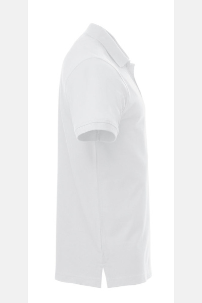 Poloshirt Zevon, gerade geschnitten, Farbe: weiß, Größe: M