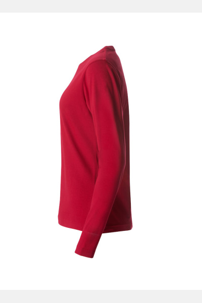Langarm T-Shirt Jorina, tailliert geschnitten, Farbe: rot, Größe: S