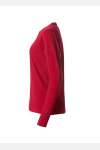 Langarm T-Shirt Jorina, tailliert geschnitten, Farbe: rot, Größe: S
