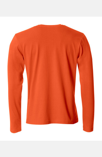 Langarm T-Shirt Nicolas, gerade geschnitten, Farbe: orange, Größe: L