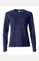 Langarm T-Shirt Jorina, tailliert geschnitten, Farbe: navy, Größe: XS