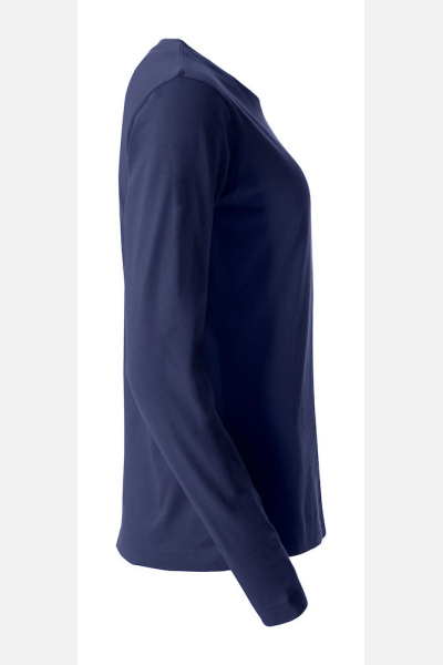 Langarm T-Shirt Jorina, tailliert geschnitten, Farbe: navy, Größe: S