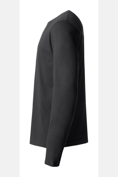 Langarm T-Shirt Joren, gerade geschnitten, Farbe: schwarz, Größe: XXL