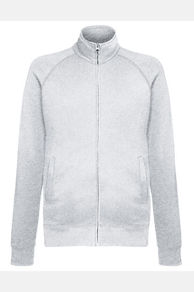 Unisex Sweatshirtjacke Lois, Farbe: grau-meliert,...