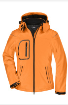 Winter Softshell Jacke Carla, tailliert geschnitten, Farbe: orange, Größe: S