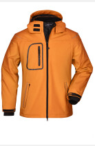 Winter Softshell Jacke Tario, gerade geschnitten, Farbe: orange, Größe: XL