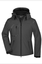 Winter Softshell Jacke Carla, tailliert geschnitten, Farbe: schwarz, Größe: S