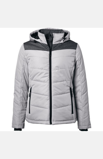 Wattierte Winterjacke Arvena, tailliert geschnitten,...