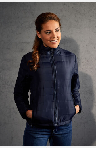 Wattierte Jacke Roberta, tailliert geschnitten, Farbe: navy, Größe: S