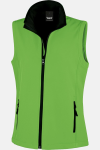 Softshell Weste Naria, tailliert geschnitten, Farbe: hellgrün, Größe: XL