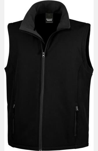 Softshell Weste Tino, gerade geschnitten, Farbe: schwarz,...