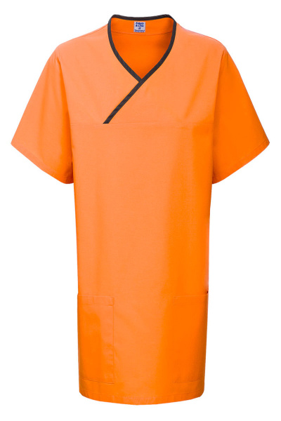Unisex Kasack Elvin, Farbe: orange/dunkelgrau,...
