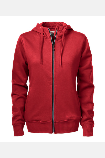 Kapuzenjacke Tarvina, tailliert geschnitten, Farbe: rot,...