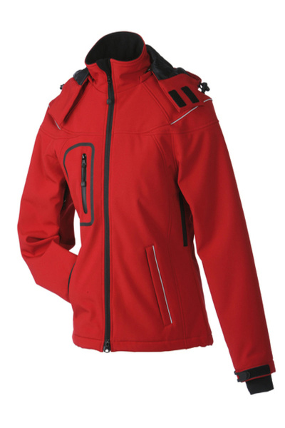 Ladies´ Winter Softshell Jacket, Farbe: Red,...