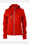Ladies´ Maritime Softshell-Jacket, Farbe: Red, Größe: S