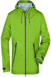 Herren 3-Lagen Softshell Jacke JN 1098 von James & Nicholson, Farbe: spring green/iron grey, Größe: S