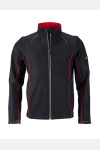 Men`s Zip-Off Softshell Jacket, Farbe: Black, Größe: XXL