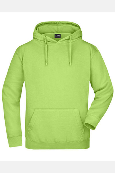 Hooded Sweat von James&Nicholson, Farbe: Lime Green,...