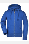 Ladies´ Hooded Jacket von James&Nicholson, Farbe: Royal, Größe: L