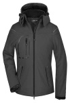 Ladies´ Winter Softshell Jacket von James&Nicholson, Farbe: Black, Größe: M
