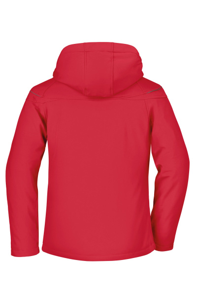 Ladies´ Winter Softshell Jacket von James&Nicholson, Farbe: Red, Größe: L