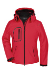 Ladies´ Winter Softshell Jacket von James&Nicholson, Farbe: Red, Größe: L