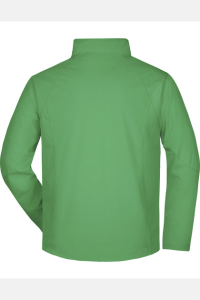Men´s Softshell Jacket von James&Nicholson, Farbe: Green, Größe: L