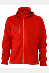 Men´s Maritime Jacket von James&Nicholson, Farbe: Red / Navy / White, Größe: M