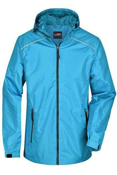 Men´s Rain Jacket von James&Nicholson, Farbe:...