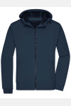 Men´s Hooded Softshell Jacket von James&Nicholson, Farbe: Navy / Navy, Größe: L