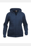 Sweatshirtjacke Edda, tailliert geschnitten, Farbe: navy, Größe: XS