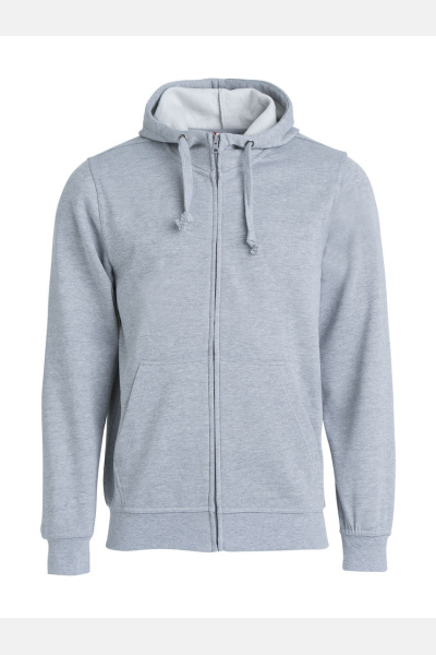Sweatshirtjacke Eddi, gerade geschnitten, Farbe: grau-meliert, Größe: XL