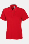 Poloshirt Svenja, tailliert geschnitten, Farbe: rot, Größe: L